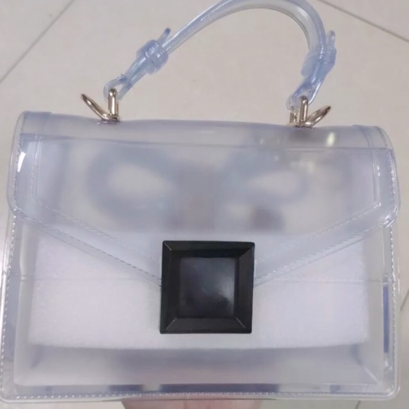 Handbags - Transparent Jelly Shoulder Bag Crossbody Handbag